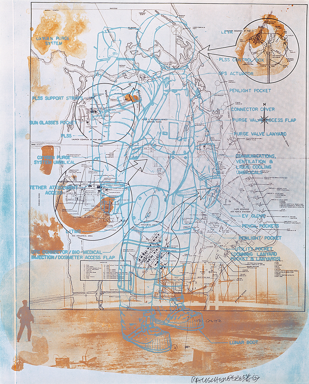 Robert Rauschenberg - Stoned Moon Series, 1969/1970